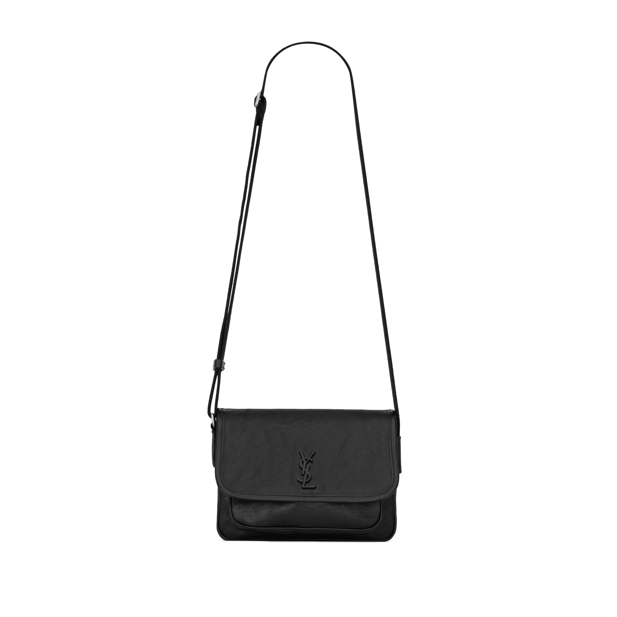 Y51 NIKI SMALL MESSENGER IN GRAINED LEATHER 776611AAGAF1000 (21*15*6cm)